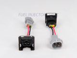 Fuel Injector Clinic Set of 4 injec plug adap for Jetronic/EV1 F to Denso M