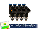 Fuel Injector Clinic 650cc Fuel Injector Set for Ford Shelby GT500 07-14