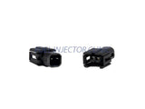 Fuel Injector Clinic Set of 4 injec plug adap for Jetronic/EV1 F to US Car/EV6 M