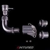 K-Tuned B16/B18C5 Upper Coolant Housing w/Filler Neck & 16AN & Hose End Fitting