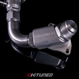 K-Tuned B16/B18C5 Upper Coolant Housing w/Filler Neck & 16AN & Hose End Fitting
