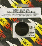 Golden Eagle Cam Seal for Honda/Acura B&H Series B16 B18 H22 - Black GCS100-B