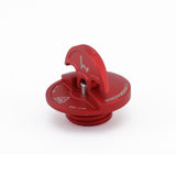 HYBRID RACING V2 SLIM OIL CAP -RED for HONDA & ACURA - HYB-OCA-01-07