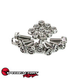 SpeedFactory Racing Titanium Oil Pan Hardware Kit for B D H F-Series -RAW
