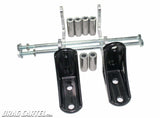 Drag Cartel SCATTER SHIELD STEEL WITH INTERG COIL PACK MOUNT POWDER COATED BLK