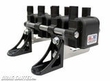 Drag Cartel SCATTER SHIELD STEEL WITH INTERG COIL PACK MOUNT POWDER COATED BLK
