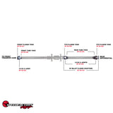 SpeedFactory Racing Honda AWD 1310 U-Joint Wagovan Driveshaft Upgrade Kit With AWD Flange Adaptors SF-05-531-KIT