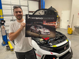 Hybrid Racing x Eric Kutil Racing #82 GLTC Racecar Poster