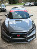 Hybrid Racing Tribute Windshield Sunstrip-Black