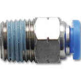 Vibrant 6mm Male Straight One-Touch Fitting - 1/8" NPT Thread 2662