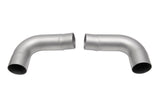 SOUL Muffler Bypass Pipes - Reuse Tips (S) for 05-08 Porsche 997.1 Carrera S