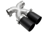 SOUL X-Pipe w/Tips-Strg Cut Satin Tips for 13-16 Porsch 987.2/981 Cayman/Boxster