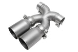 SOUL Bolt-On X-Pipe Strght Cut Sig Satin Tips for 13-16 Porsc987.2/981Caym/Boxst