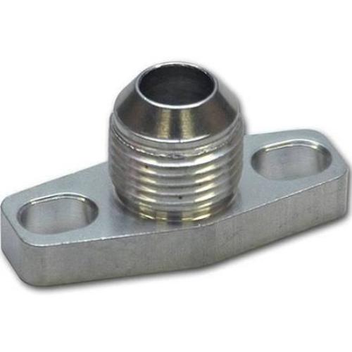 Vibrant Performance 2.00in Bolt Hole -10AN Male Flare Aluminum Oil Drain Flange