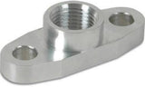 Vibrant Aluminum Oil Flange - Tapped - 1/2" NPT 2853