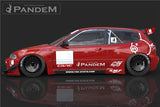 GReddy Hatchback Pandem Rocket Bunny Side Skirts for 92-95 Honda Civic EG