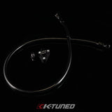 K-Tuned Power Steering Fitting (Pump Fitting w/6AN adapter) - Black Fitting-6AN