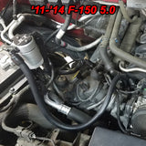 JLT Passenger Side Oil Separator 3.0 - Clear Anodized for 11-19 Ford F-150 2.7L/3.5L/5.0L