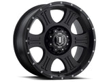 ICON ALLOYS SHIELD SAT BLK - 20 X 9 / 8 X 6.5 / 19MM / 5.75" BS