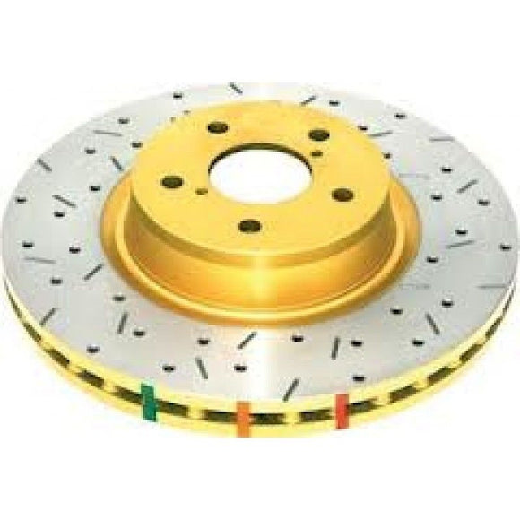 DBA 10 Stud Hole Rear Drilled & Slotted 4000 Series Rotor for 08-14 Sti 42656XS-10 - HPTautosport