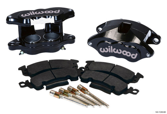 Wilwood D52 Front Caliper Kit - Black Pwdr 2.00 / 2.00in Piston 1.28in Rotor
