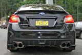 Rally Armor Black Mud Flap w/Blue Logo for 15+ Subaru WRX & STi Sedan Only