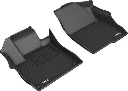 3D MAXpider Kagu 1st Row Floormat - Black for 2018-2020 Honda Accord