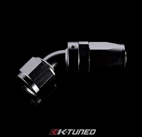 K-Tuned 6AN Hose End - 45 Degree - 6HE-045