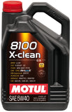 Motul 5L Synthetic Engine Oil for 8100 5W40 X-CLEAN C3 -505 01-502 00-505 00-LL04-229.51-229.31