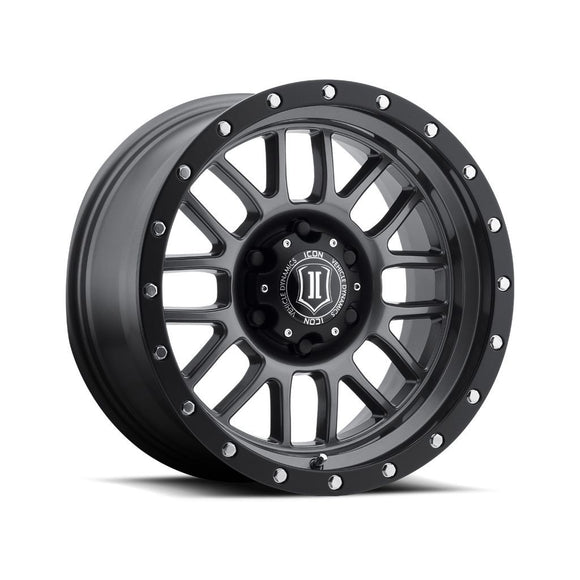 ICON ALLOYS ALPHA GUN MTL - 17 X 8.5 / 5 X 5 / 0MM / 4.75