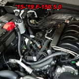 JLT Passenger Side Oil Separator 3.0 - Clear Anodized for 11-19 Ford F-150 2.7L/3.5L/5.0L