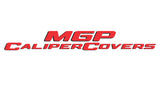 MGP 4 Caliper Covers Engraved Front & Rear Silverado Red finish silver