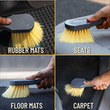 Chemical Guys Stiffy Brush For Carpets & Durable Surfaces - Yellow (P12)