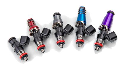 Injector Dynamics 1700cc Injectors - 60mm Length-14mm Purple Top-14mm Lower(Set of 8)