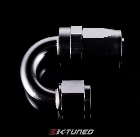 K-Tuned 8AN Hose End - 180 Degree - 8HE-180