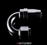 K-Tuned 8AN Hose End - 180 Degree - 8HE-180