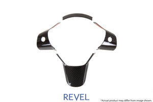 Revel GT Dry Carbon Steering Wheel Insert Cover 3pc for Tesla Model 3