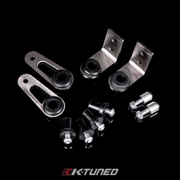 K-TUNED BOLT-ON RADIATOR BRACKET EK DC2 W/ RSX FULL SIZE RADIATOR BOR-FR-RSX