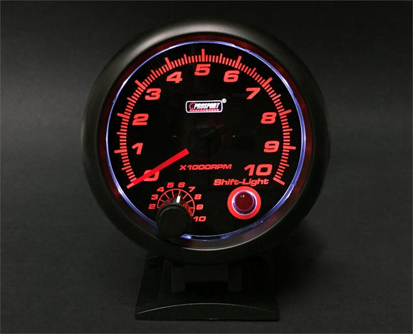 ProSport Tachometer with built in shift light 3 3/4