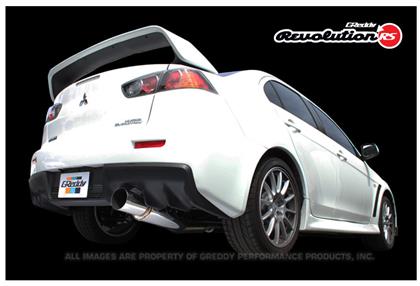 GReddy Revolution Exhaust for 08-14 Mitsubishi Lancer EVO X