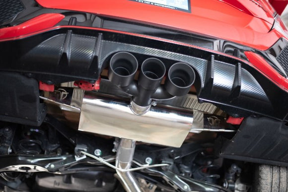 Thermal R&D  Catback/Frontpipe Exhaust w/ Black Tips for  17+ Civic Type R