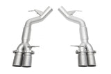 SOUL Res Muffler Bypass Exhaust - 3.5in Strght Cut Tips - for 11-16 BMW F10 M5