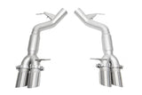 SOUL Res Muff Bypass Exh-3.5"Slash Cut Brushed Tips for 12-18 BMW F06/F12/F13 M6