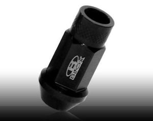 BLOX Racing Street Series Forged Lug Nuts - Black 12 x 1.25mm - Single piece BXAC-00105-SSBK