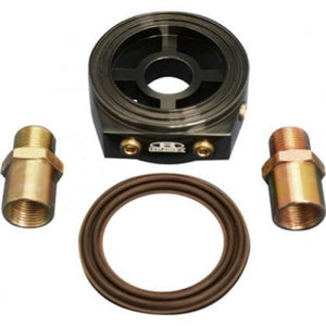 BLOX Racing Oil Filter Block Adapter Black / For Oil Pressure / Oil Temperature BXGA-00105-BK