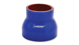 Vibrant 4 Ply Silicone Straight Transition Connector - 3" x 4" x 3" Long - Black 2775