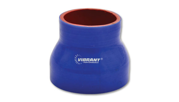 Vibrant 4 Ply Silicone Straight Transition Connector - 3.5