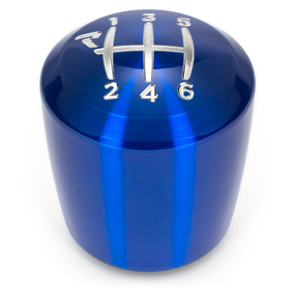 Raceseng Ashiko Shift Knob (Gate 1 Engraving) M12x1.25mm Adapter - Blue Translucent