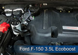 JLT Passenger Side Oil Separator 3.0 - Clear Anodized for 11-19 Ford F-150 2.7L/3.5L/5.0L