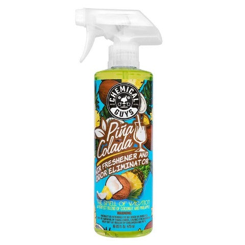 Chemical Guys Pina Colada Air Freshener & Odor Eliminator - 16oz (P6)